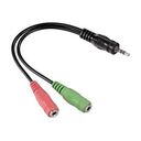 HAMA Klinken-Adapter, Schwarz (54573)