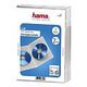 HAMA DVD-Doppel Leerhüllen, Slim-Case, 5er Pack, Transparent (83892)