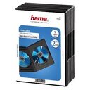 HAMA DVD-Double Standard Sleeve, 5-Part, Black (51294)
