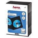 HAMA DVD-Double Sleeve, Slim-Case, 10-Part, Black (51184)
