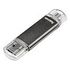 HAMA FlashPen "Laeta Twin" USB 2.0, 32GB, Grau (123925)