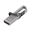 HAMA FlashPen "Hook-Style", 64GB, Grau (123922)