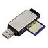 HAMA USB 3.0 SuperSpeed Card Reader, Silver (123900)