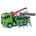 BRUDER MAN Holztransport-LKW mit Ladekran (02769)