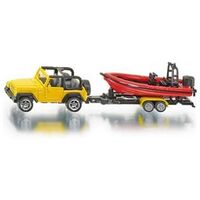 SIKU Jeep mit Boot (1658)