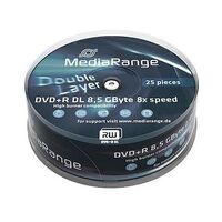 MEDIARANGE DVD+R DL 8.5GB (240min), 25 pieces (MR469)