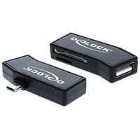 DELOCK Micro USB OTG Card Reader + USB A (91730)