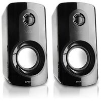 SPEEDLINK VEOS Stereo Speakers, Black (SL-8122-BK)