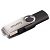 HAMA FlashPen "Rotate", 16GB, Black/Silver (94175)