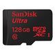 SANDISK Ultra microSDXC Card Android UHS-I, 128GB, Class 10 (SDSDQUAN-128G-G4A)