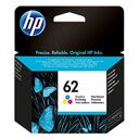 HP C2P06AE, Nr. 62, Tri-Color