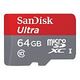SANDISK Ultra microSDXC UHS-I, Class 10, 64GB (SDSDQUAN-064G-G4A)