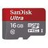 SANDISK Ultra microSDHC Card UHS-I, Class 10, 16GB (SDSDQUAN-016G-G4A)