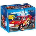 PLAYMOBIL Brandmeisterfahrzeug mit Licht und Sound (5364)