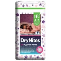 HUGGIES DryNites Nachtwindeln Girl, 4-7 Jahre, 10 Stück