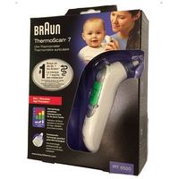 Braun ThermoScan 7 Ohrthermometer (Age Precision, farbcodierte  Temperaturanzeige, Fieber, sicher, hygienisch, klinisch genau, schonende)  IRT6520, 1 Stück (1er Pack), Digital : : Drogerie & Körperpflege