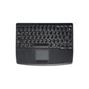 ACTIVE KEY Tastatur mit Touchpad, Schweizer Layout, Schwarz (AK-4450-GU-B)