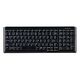 ACTIVE KEY Mini Desk Tastatur, Schweizer Layout, Schwarz (AK-7000-U-B)