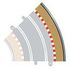 SCALEXTRIC Radius 2 Curve Outer Borders 45° x 4 (C8228)