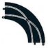 SCALEXTRIC Radius 2 Racing Curve Crossover 90° x 2 (C8203)