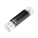 HAMA FlashPen "Laeta Twin" USB 3.0, 32GB, Black (123999)