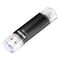 HAMA FlashPen "Laeta Twin" USB 3.0, 32GB, Schwarz (123999)