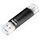 HAMA FlashPen "Laeta Twin" USB 3.0, 64GB, Schwarz (124000)