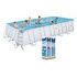 BESTWAY Rectangular Power Frame Pool Set 956 x 488 x 132 cm