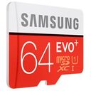 SAMSUNG Evo+ microSDXC Card, Class 10, UHS-I, 64GB (MB-MC64DA/EU)