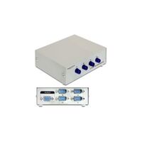 DELOCK Seriell Umschalter RS-232, 4-Port, Manuell (87589)