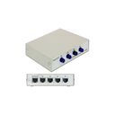 DELOCK Switch RJ45 10/100 Mb / s 4-port manually (87588)