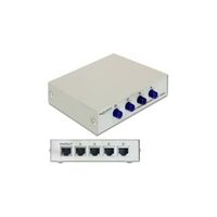 DELOCK Umschalter RJ45 10/100 Mb/s 4-Port manuell (87588)