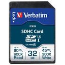VERBATIM Pro SDHC Card, Class 10, 32GB (47021)