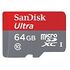 SANDISK Ultra microSDXC, Class 10, 64GB (SDSQUNC-064G-GN6MA)