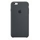 APPLE iPhone 6S Silikonhülle, Anthrazit (MKY02ZM/A)