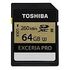 TOSHIBA SDXC Exceria Pro, UHS-II, 64GB (THN-N101K0640E6)