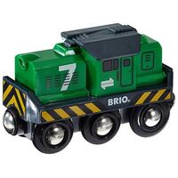 BRIO Batterie-Frachtlok (33214)