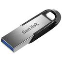 SANDISK Ultra Flair USB 3.0 Flash Drive, 128GB, Schwarz (SDCZ73-128G-G46)