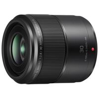 PANASONIC Lumix G Macro 30mm F/2.8 Asph./O.I.S., Black (H-HS030E)