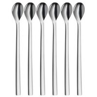 WMF Nuova long drink spoon set, 6-piece (12.9140.6046)