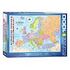 Map of Europe - 1000 pieces (Eurographics)