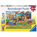 Bei den Rittern - 2x 24 pieces (Ravensburger)