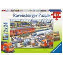 Trubel am Bahnhof - 2x 24 Teile (Ravensburger)
