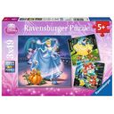 Schneewittchen, Aschenputtel, Arielle - 3x 49 pieces (Ravensburger)
