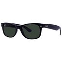 RAY-BAN New Wayfarer Classic, Black / Green (RB2132 901/58 52-18)