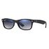 RAY-BAN New Wayfarer Classic, Schwarz / Blaugrau (RB2132 601S78 55-18)