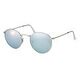 RAY-BAN Round Metal, Silber / Grün Verspiegelt (RB3447 019/30 50-21)