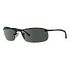 RAY-BAN RB3183, Schwarz / Grün (RB3183 006/71 63-15)