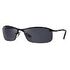 RAY-BAN RB3183, Black / Gray (RB3183 002/81 63-15)