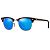 RAY-BAN Clubmaster Flash Lenses, Havana / Blue Flash Verspiegelt (RB3016 114517 49-21)